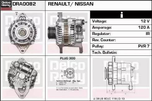 Remy DRA0082 - Ģenerators www.autospares.lv