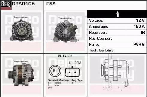 Remy DRA0105 - Ģenerators autospares.lv