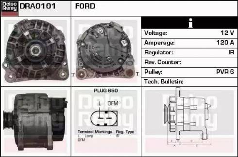 Remy DRA0101 - Ģenerators www.autospares.lv