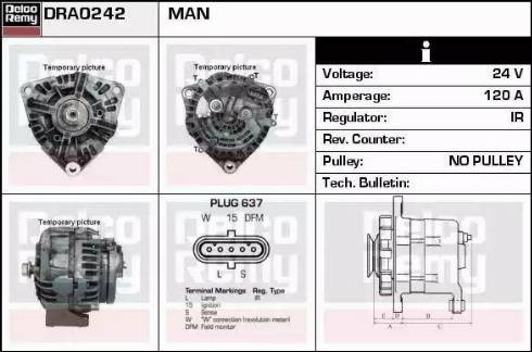 Remy DRA0242 - Ģenerators www.autospares.lv