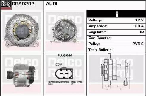 Remy DRA0202 - Ģenerators www.autospares.lv