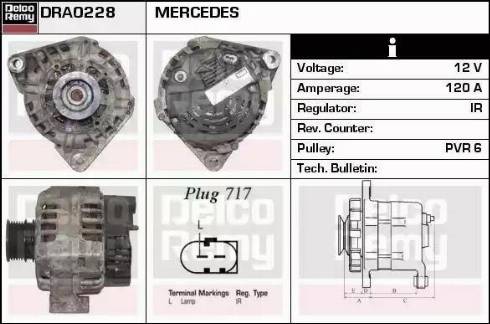 Remy DRA0228 - Ģenerators www.autospares.lv