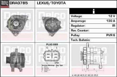 Remy DRA0785 - Ģenerators www.autospares.lv