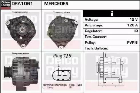 Remy DRA1061 - Ģenerators www.autospares.lv