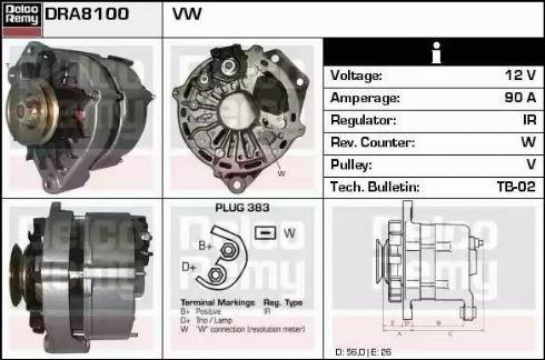 Remy DRA8100 - Ģenerators autospares.lv