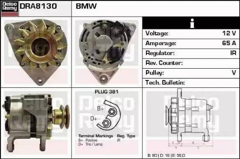 Remy DRA8130 - Ģenerators autospares.lv