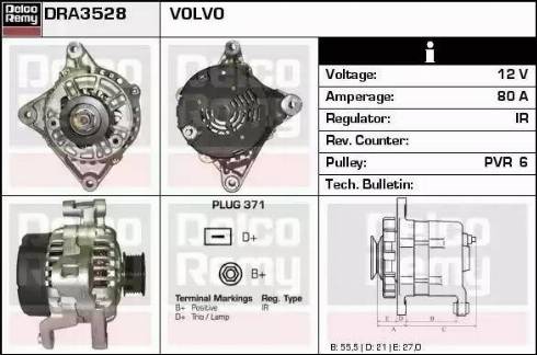 Remy DRA3528 - Ģenerators autospares.lv