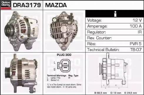 Remy DRA3179 - Ģenerators www.autospares.lv