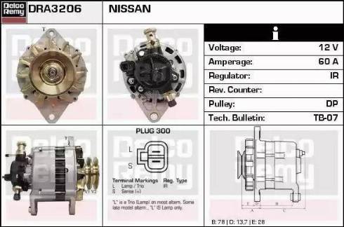 Remy DRA3206 - Alternator www.autospares.lv