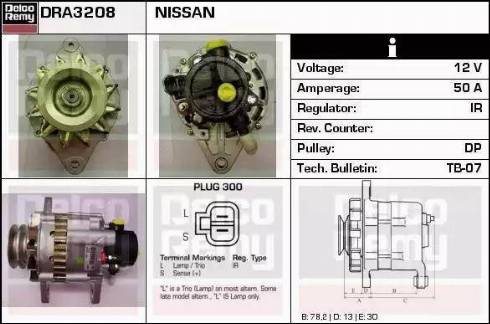 Remy DRA3208 - Alternator www.autospares.lv