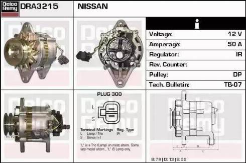 Remy DRA3215N - Alternator www.autospares.lv