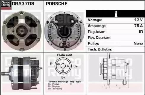 Remy DRA3708 - Alternator www.autospares.lv