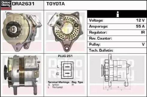 Remy DRA2631 - Ģenerators autospares.lv