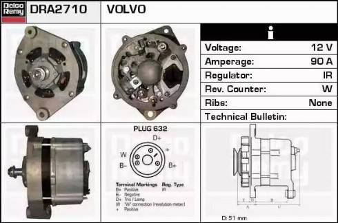 Remy DRA2710 - Ģenerators autospares.lv