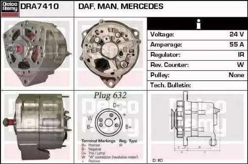 Remy DRA7410 - Ģenerators autospares.lv