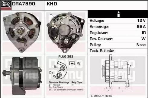 Remy DRA7890 - Ģenerators autospares.lv