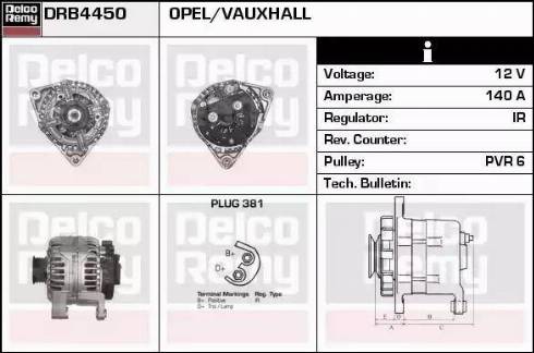 Remy DRB4450 - Ģenerators autospares.lv