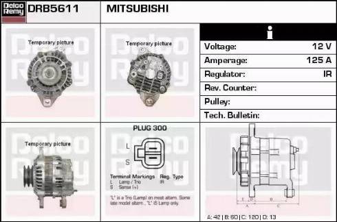 Remy DRB5611 - Ģenerators www.autospares.lv