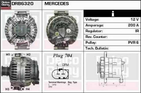 Remy DRB6320 - Ģenerators autospares.lv