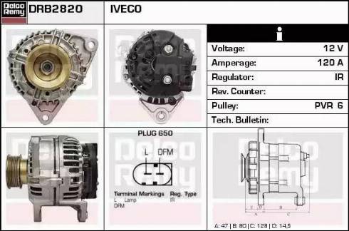 Remy DRB2820 - Ģenerators www.autospares.lv