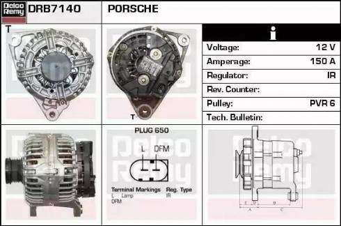 Remy DRB7140 - Ģenerators www.autospares.lv