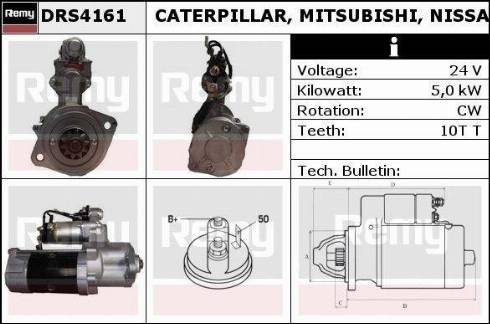 Remy DRS4161 - Starteris autospares.lv