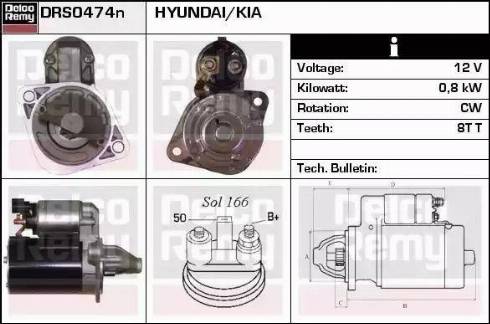 Remy DRS0474N - Starteris autospares.lv