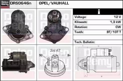 Valeo D6RA132 - Starteris www.autospares.lv