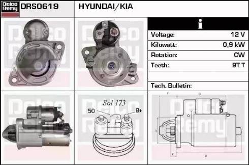 Remy DRS0619 - Starter www.autospares.lv