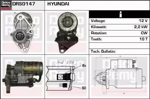 Remy DRS0147 - Starteris www.autospares.lv