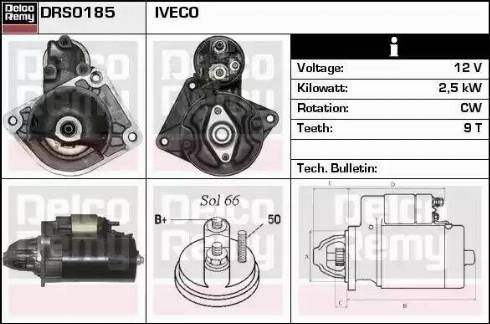 Remy DRS0185 - Starteris autospares.lv