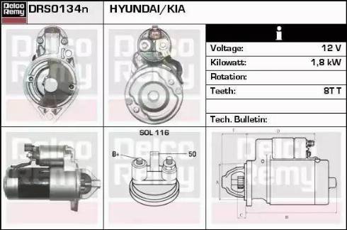 Remy DRS0134N - Starter www.autospares.lv