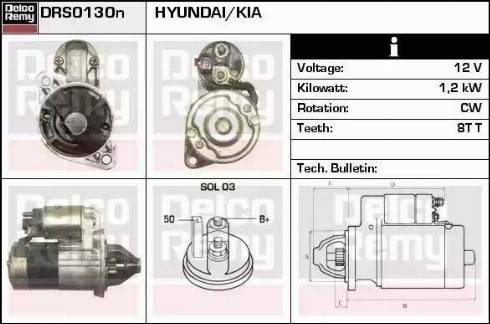 Remy DRS0130N - Starter www.autospares.lv