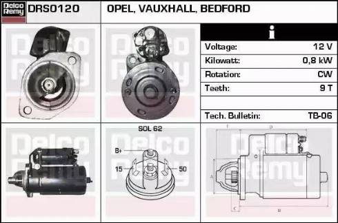 Remy DRS0120 - Starter www.autospares.lv