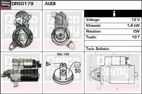 Remy DRS0179 - Starteris www.autospares.lv