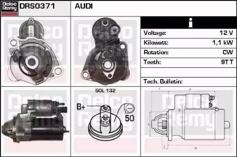 Remy DRS0371 - Starter www.autospares.lv