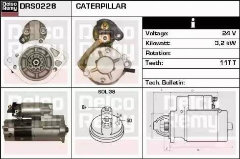 Remy DRS0228 - Starter www.autospares.lv