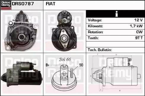 Remy DRS0787 - Стартер www.autospares.lv