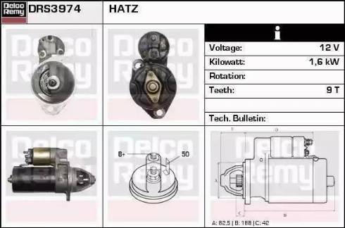 Remy DRS0358 - Starteris www.autospares.lv