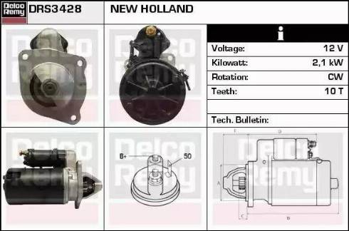 Remy DRS3428 - Starteris autospares.lv