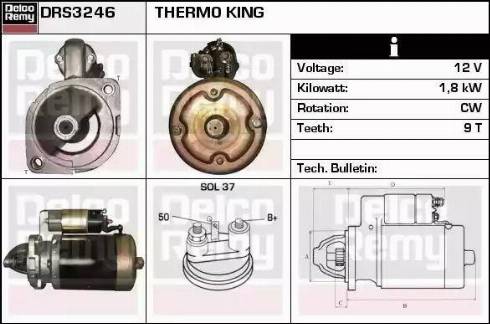 Remy DRS3246 - Starteris autospares.lv