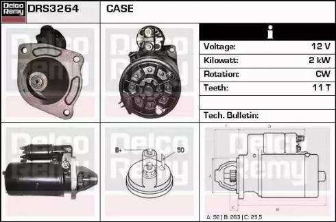 Remy DRS3264 - Starteris autospares.lv