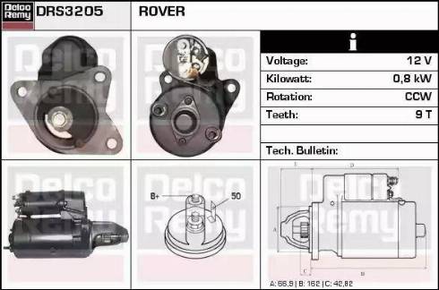 Remy DRS3205 - Starter www.autospares.lv