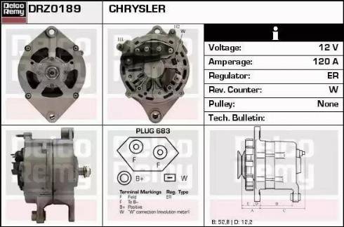 Remy DRZ0189 - Ģenerators www.autospares.lv