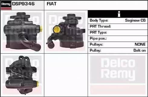 Remy DSP9346 - Hidrosūknis, Stūres iekārta www.autospares.lv