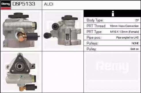 Remy DSP5133 - Hydraulic Pump, steering system www.autospares.lv