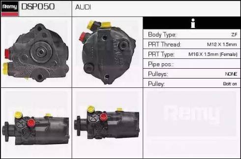 Remy DSP050 - Hydraulic Pump, steering system www.autospares.lv