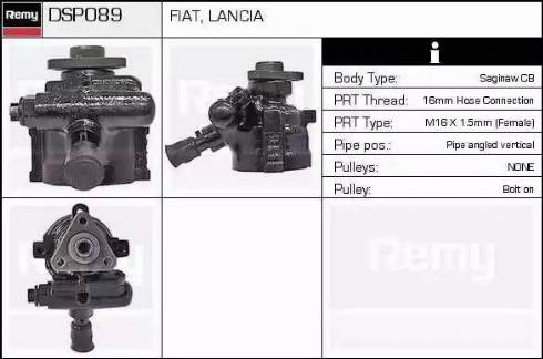 Remy DSP089 - Hidrosūknis, Stūres iekārta www.autospares.lv