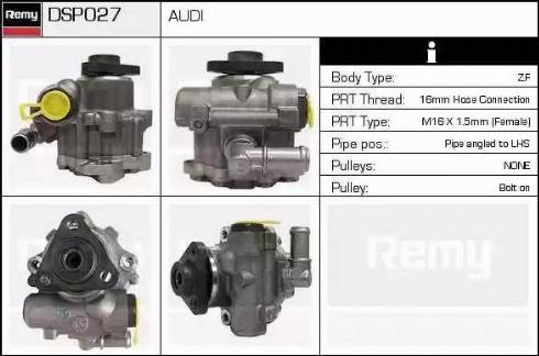 Remy DSP027 - Hydraulic Pump, steering system www.autospares.lv