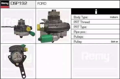 Remy DSP192 - Hidrosūknis, Stūres iekārta www.autospares.lv